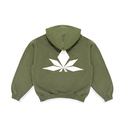 CRONJA STANDARD ISSUE SUPPLY HOODIE (Olive/Tan)