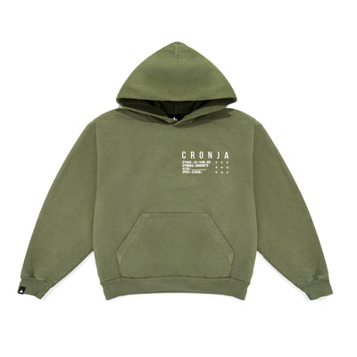 CRONJA STANDARD ISSUE SUPPLY HOODIE (Olive/Tan)