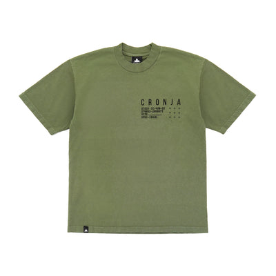 CRONJA STANDARD ISSUE SUPPLY T-SHIRT (Olive/Black)